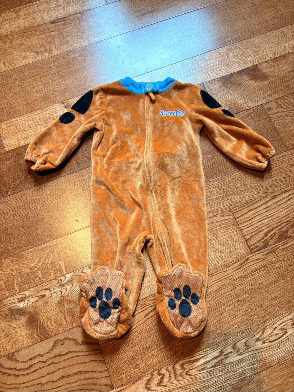 Scooby-Doo Infant 0-6M Costume Footed Onesie